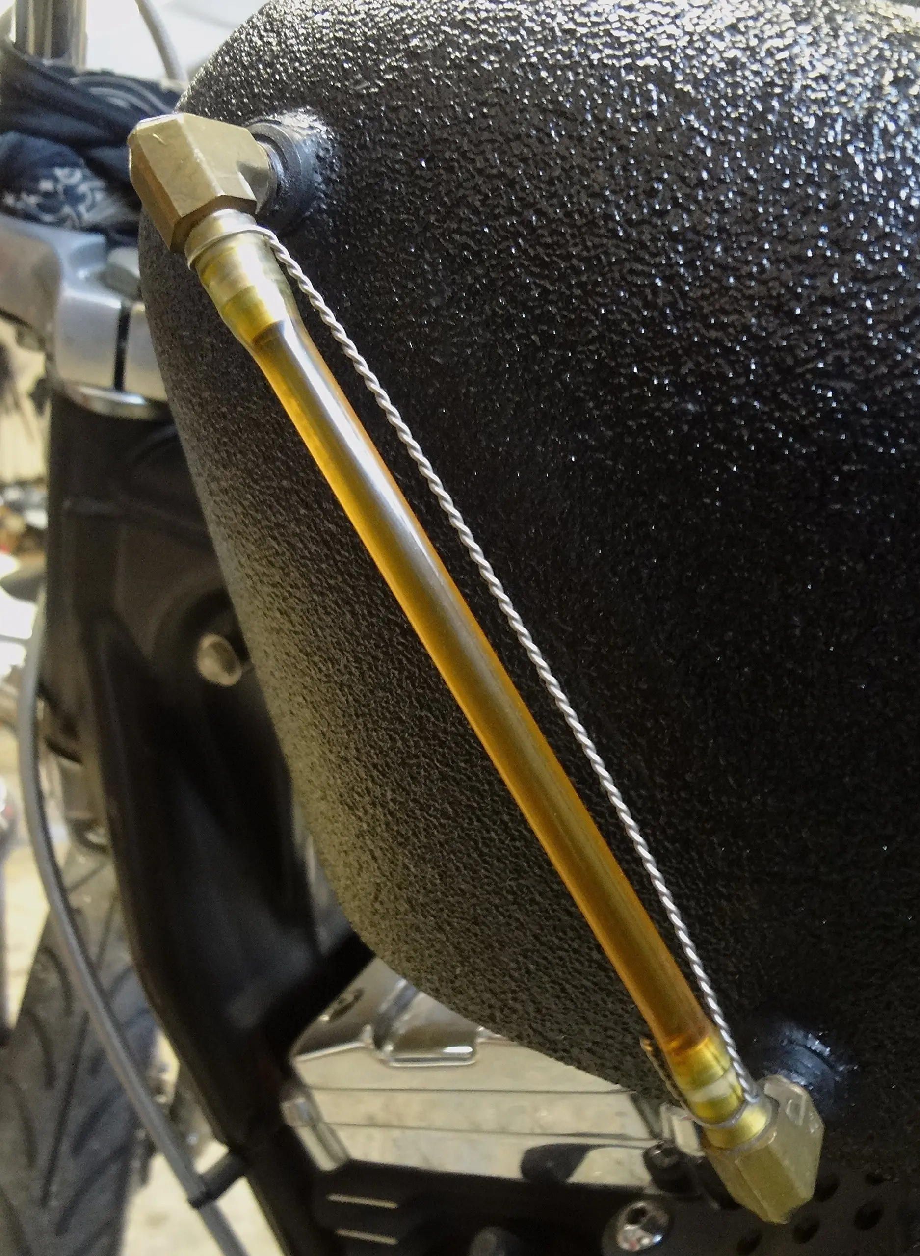1982-2010 TESWNE Black POP UP Gas Cap Vented fit for Harley Davidson Fuel Tank Cap Regular Thread