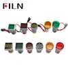 AD16 22mm 0-100A Square mini red yellow LED digital Ammeter Ampermeter signal indicator light lamp