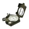 High Quality Military Optical Lensatic Sighting Compass with Pouch Metal Waterproof Compass Color Camouflage