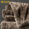 Luxury Faux Fur Mink Bed Throw for Wholesale with Full Package Service