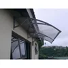 DIY window awning door roof canopy with polycarbonate panel