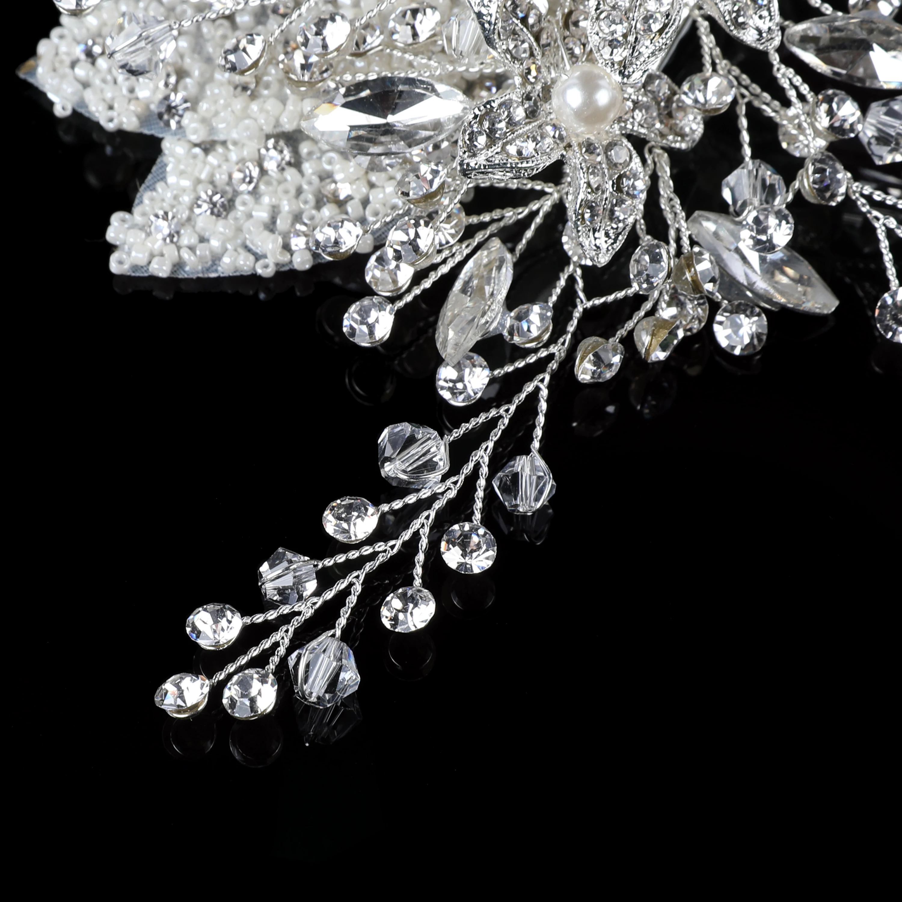 Woman bridal bride fancy women rhinestone handmade tiara hair accessories crystal wedding