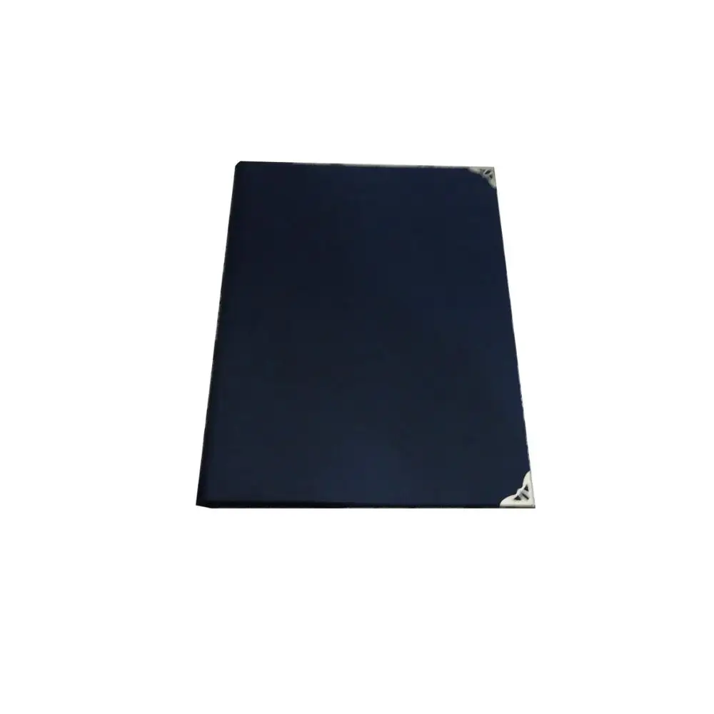 A4 Black Pu Leather Menu Holder For Restaurant And Hotel Buy Menu