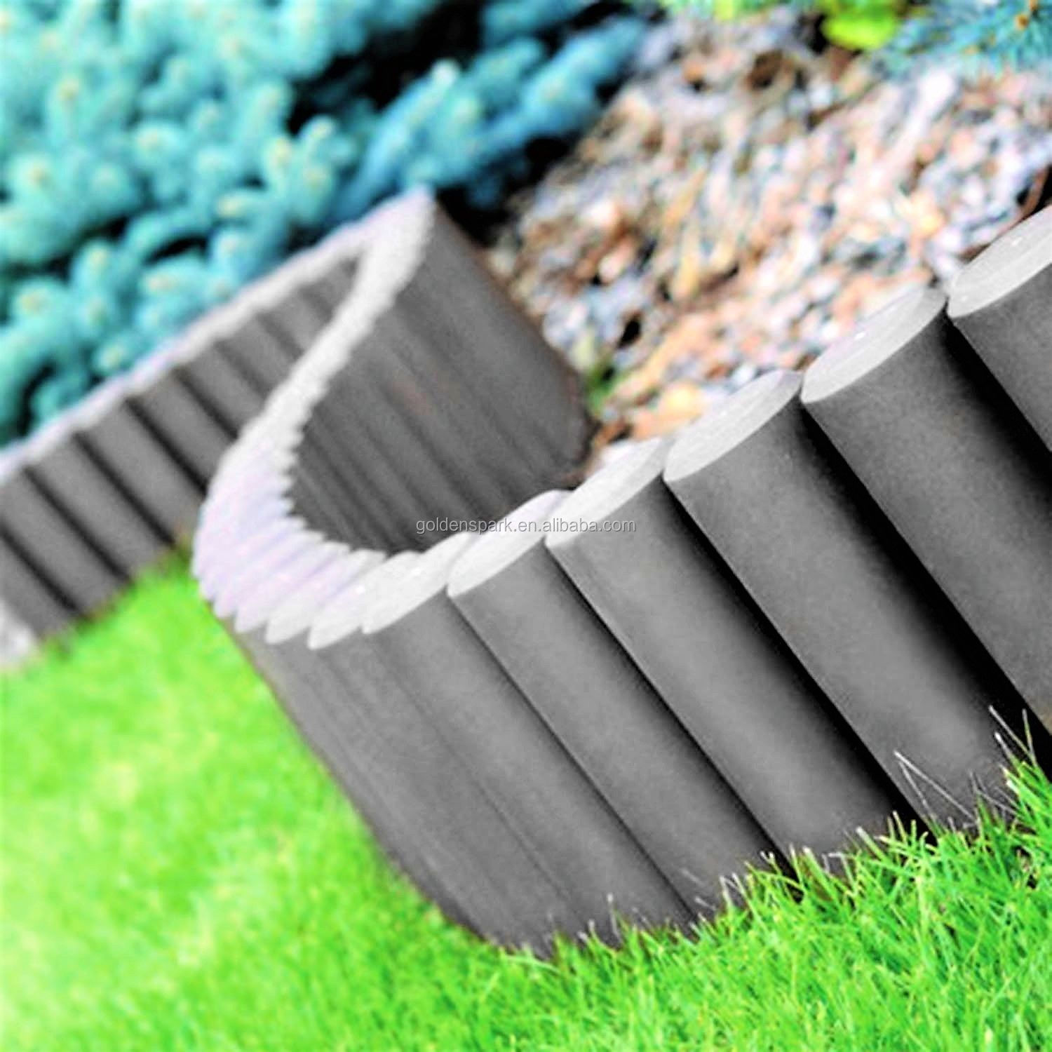 Lawn Border Edge Palisade Garden Edging Fencing Colour Grey 2.24 M