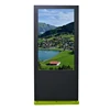 Vertical Wireless Floor Standing Touchscreen Kiosk For Advertising