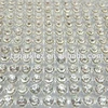 2mm 3mm 4mm silver aluminum crystal rhinestone mesh / hot fix rhinestone sheet for bags