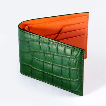 wallet crocodile leather