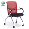Conference room folding study chair student chair with writing tablet