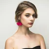 Dvacaman 2019 Factory Price Hot Selling Earrings Tassel Bohemian Charm Statement Colorful Gold Plated Earring Jewelry For Women