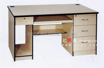 Wooden Office Staff Computer Table Works Desks With Wooden Office Staff Computer Table Works Desks With Three Drawers