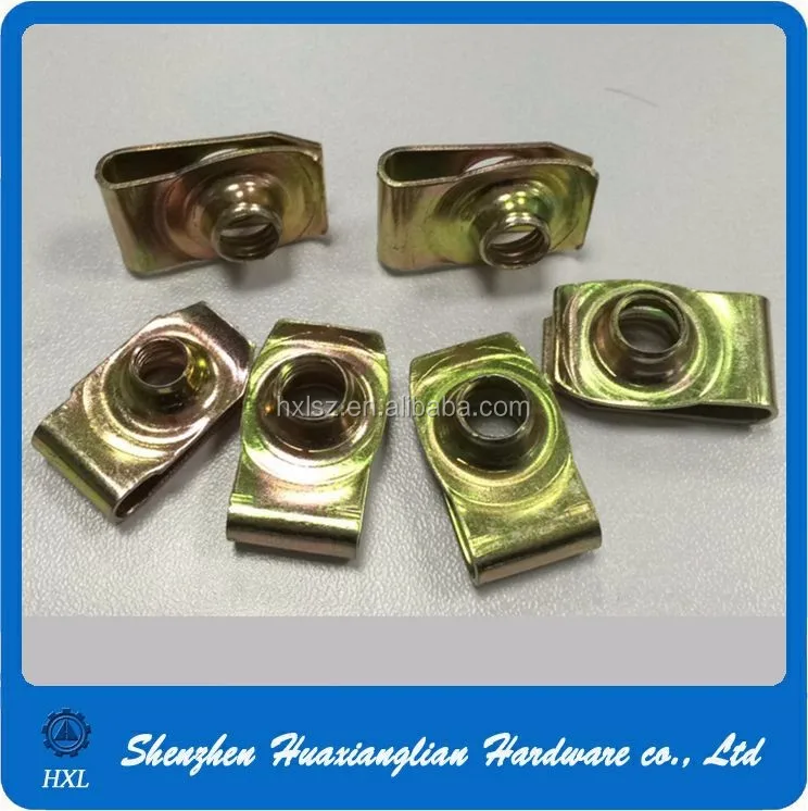 China Fasteners Suppliers Black Steel U Type Speed Clip Nuts Buy U