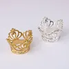 Metal Crown Silver Napkin Ring Hotel for Table Decoration Weeding