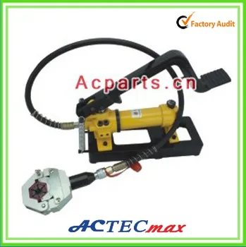 crimping hydraulic tool hose manual foot operated ac larger