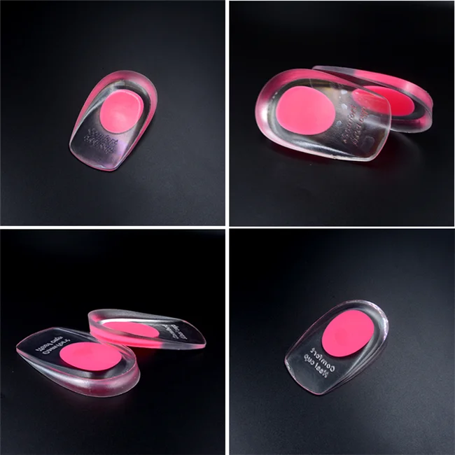 Hot Selling Medical Comfort Gel Silicone Foot Half Sole Insoles Silicone Shoe Pad For Unisex