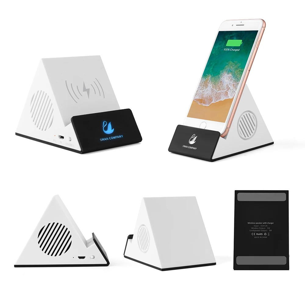 Factory Price Wireless Portable Speaker With Light Up Logo - ANKUX.COM