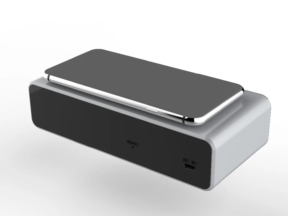 3 in 1 portable temperature display travel clock qi wireless charger - ANKUX.COM