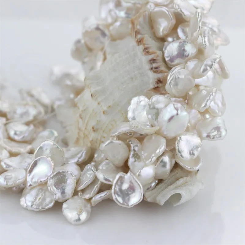 aaa wholesale 13-14mm large size freshwater real popcorn flower