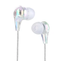 Free Sample Factory oem High Quality electroplated In-ear Earphones for mobile phone