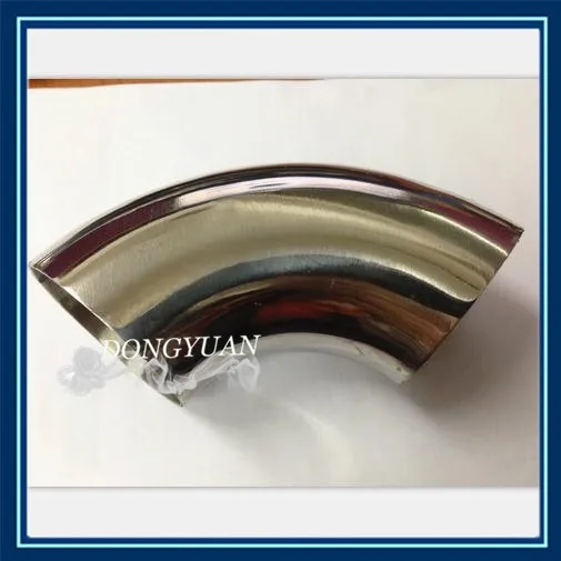 polished inox steel elbow/stainless steel pipe bends for tube fittings