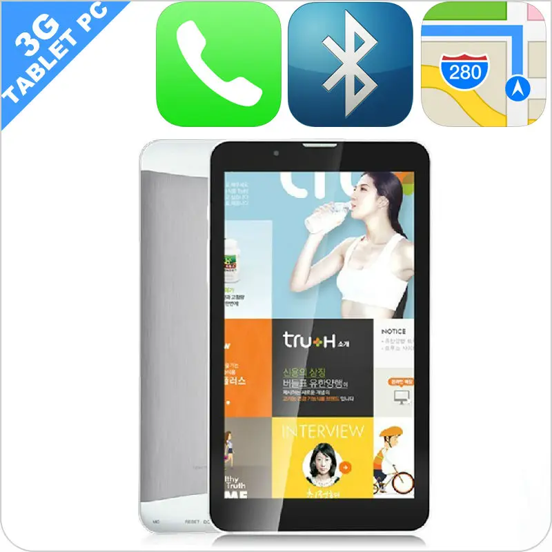 2014 New Tablet PC phone with 7 inch 3G Phone Call and GPS
