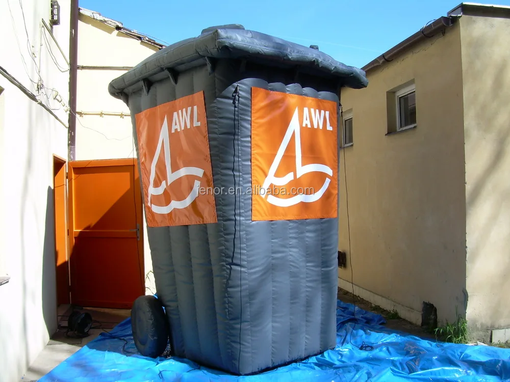Large Advertising Inflatable Rubbish Bin Inflatable Trash Can Buy