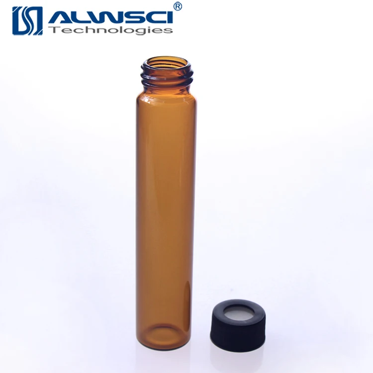 Amber Sterile 60ml Epa Glass Storage Vial Bottle For Lab Analysis Buy