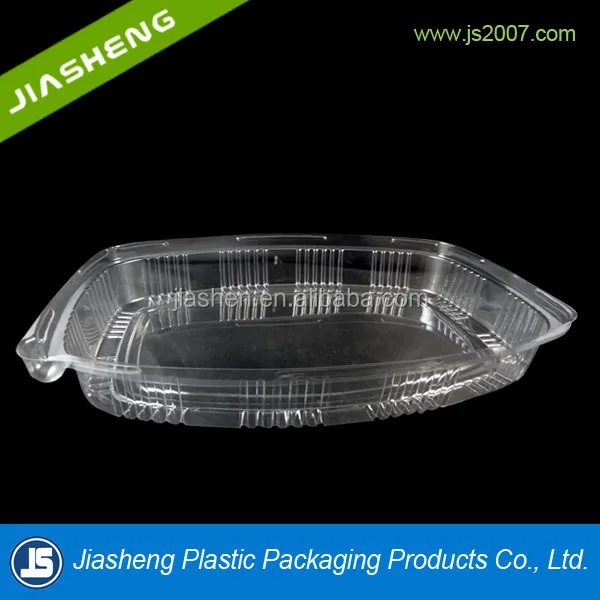 large round clear plastic containers