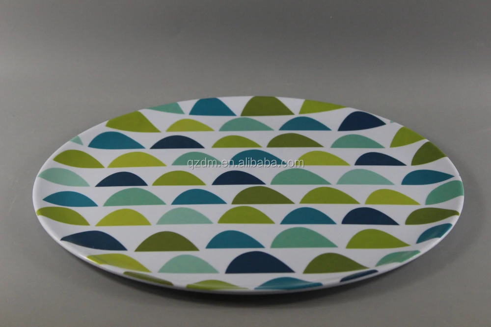 Custom Made Melamine Round Plate Made In China