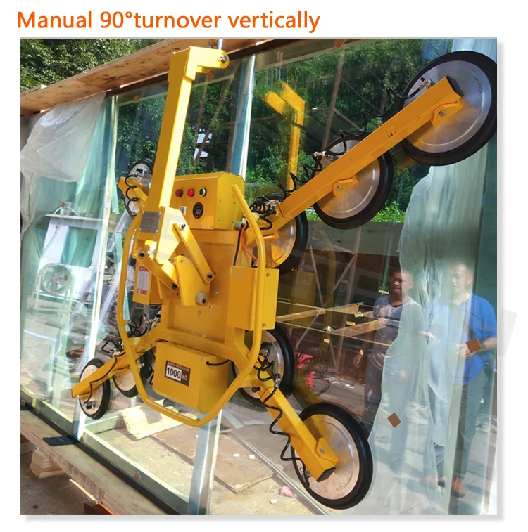pneumatic suction mobile rotate up to 800kg vacuum glass tool cup lifting