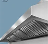 customizable S/S kitchen exhaust range hood, kitchen aire range hood