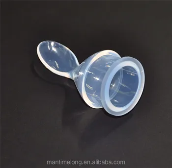 Silicone Baby Spoon Rice Cereal Food Supplement Feeder Bottle