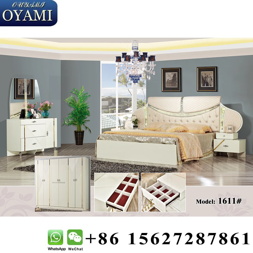 Dubai Bedroom Furniture Modern King Size Bed Bedroom Furniture Set View Dubai Bedroom Furniture Oyami Product Details From Longmen Oyami Building Material Factory On Alibaba Com