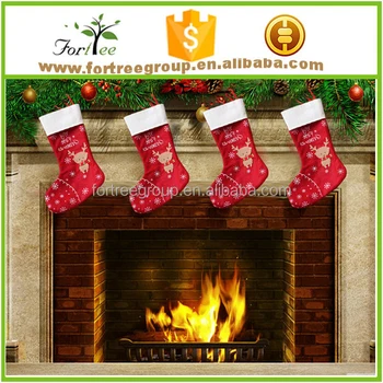 Christmas Socking Decoration Christmas Stocking Holders And Blank