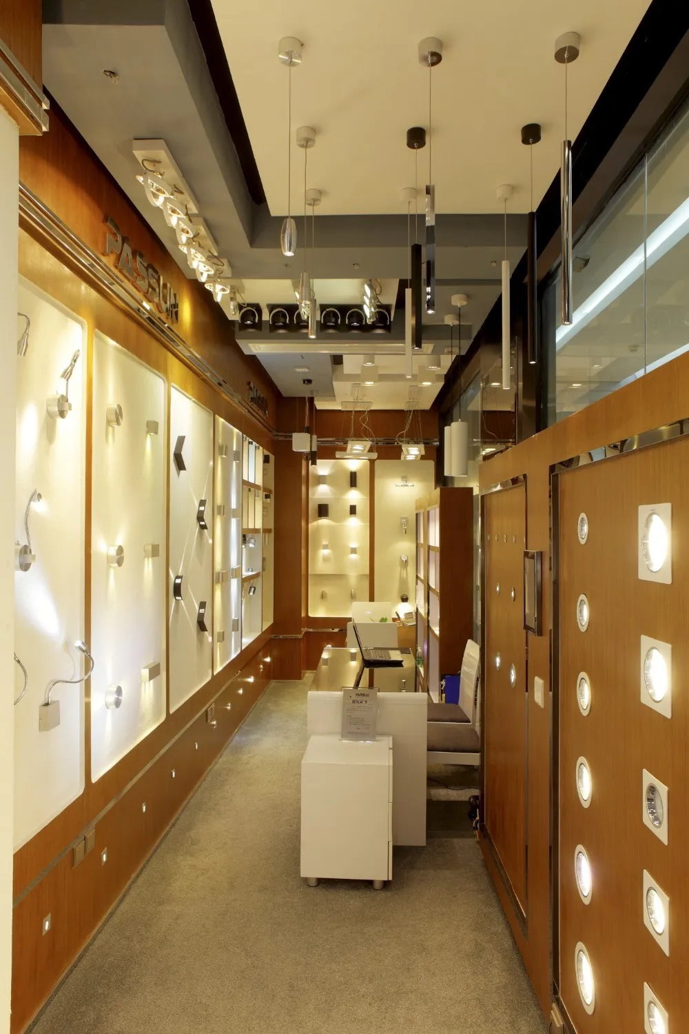 Zhongshan Modern Lighting Showroom Own By Passun Buy Lighting