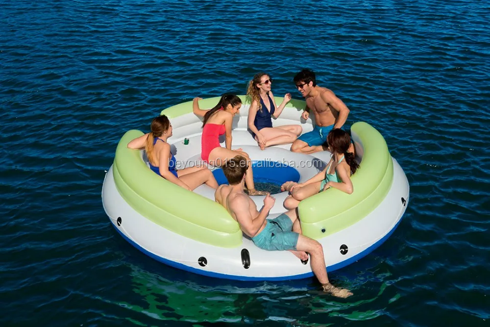 inflatable pool with shade