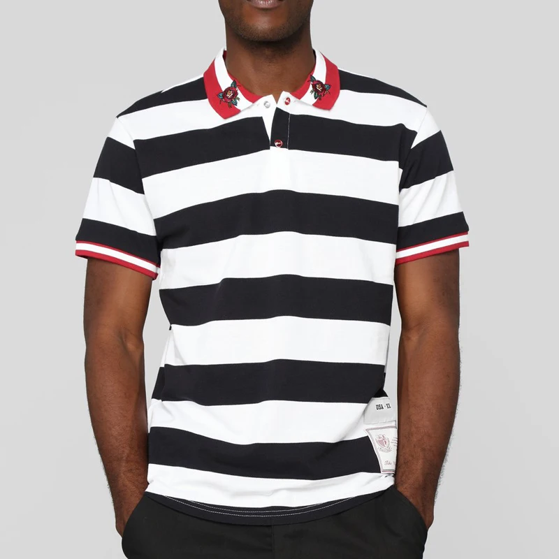 camisa tipo polo blanca hombre