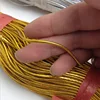 Factory high quality decorative 1mm metallic gold elastic string