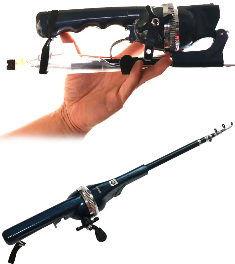 Guangwei Collapsible Telescopic Fishing Rod Spinning Fiberglass Folding