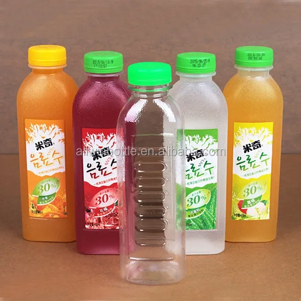 Wholesale New Style Beverage Plastic Bottles With Plastic Screw Cap