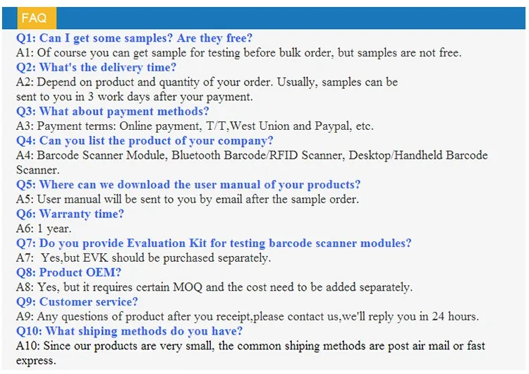 Handheld Bluetooth Scanner 1D/ 2D barcode reading engines for Phone/Tablet with Different Size