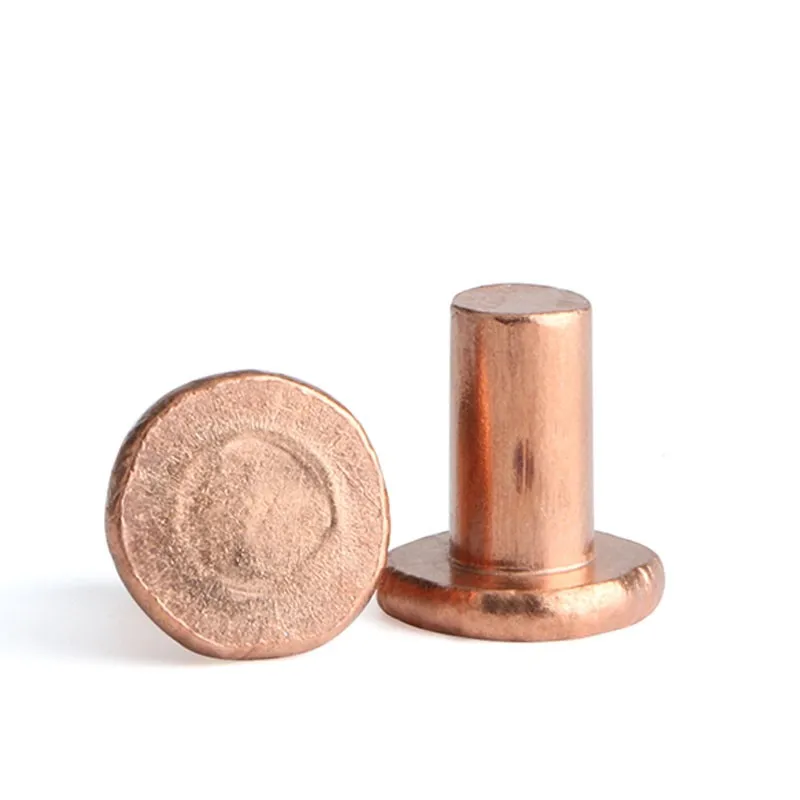 M8 M10 M12 Copper Brass Countersunk Head Solid Rivet Buy Brass