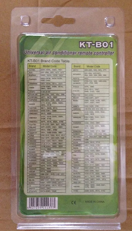 High Quality Cheap Split Air Conditioning Remote Control Codes Universal AC Remote Controller for Air Conditioner