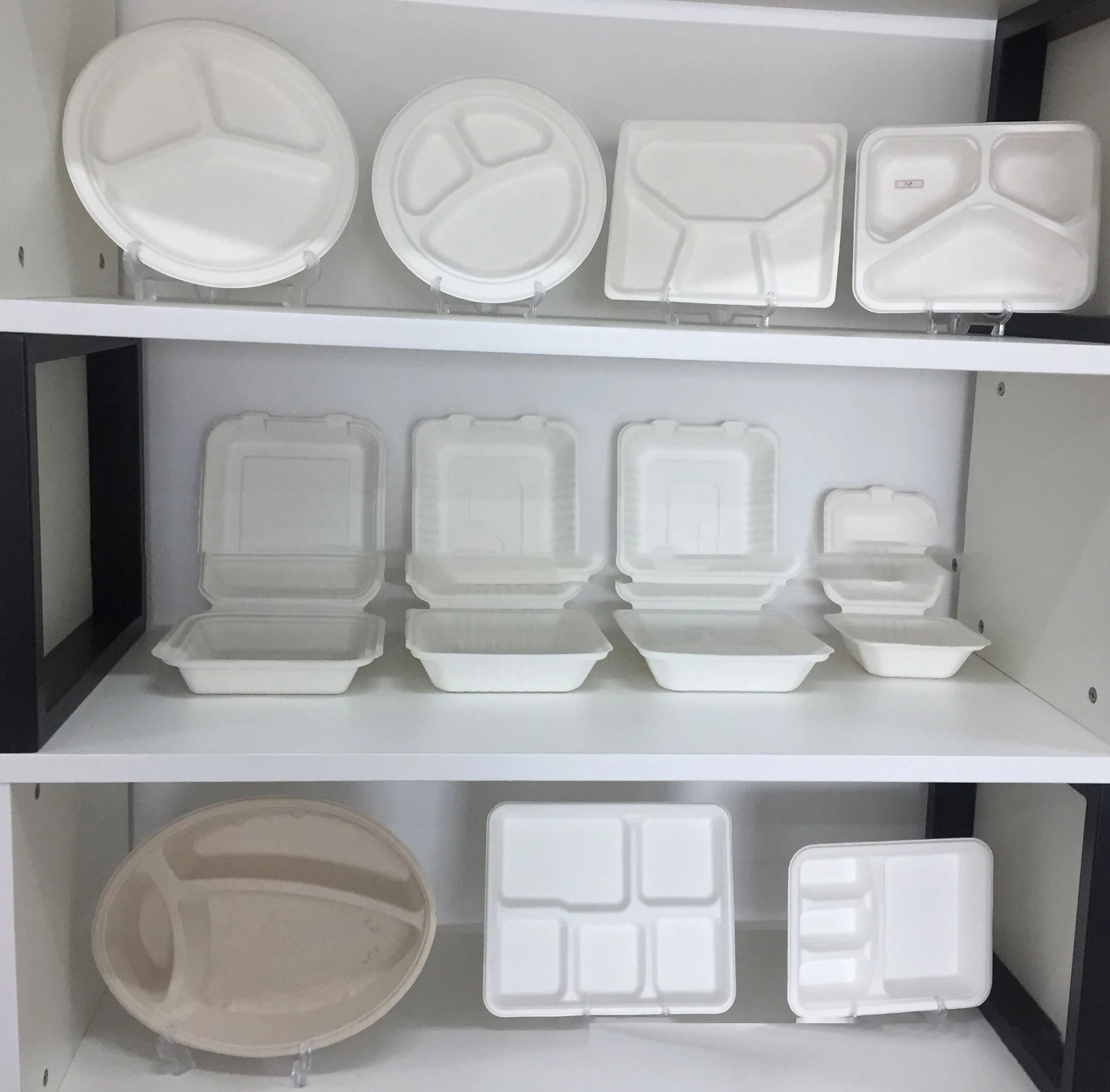 Fully Automatic Biodegradable Paper Plate / Paper Bowl / Food Container Making Machine Paper Pulp Moulding Machine Deyi Brand