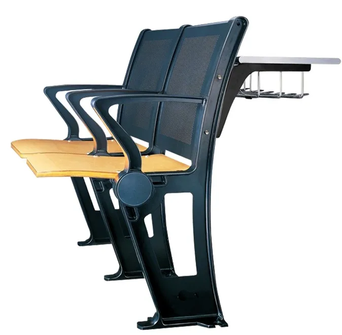 Lecture Hall Furniture For School Wood And Steel Classroom Auditorium