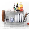 Commercial stainless steel bowls and dishes rack
