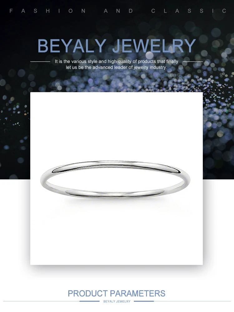 product-Cheap Simple Design Silver Brazaletes Pulseras Bracelets-BEYALY-img