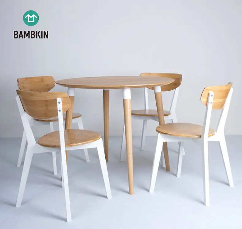 Bambkin Bamboo Dining Room Furniture Kitchen Dining Table Set For 6 6