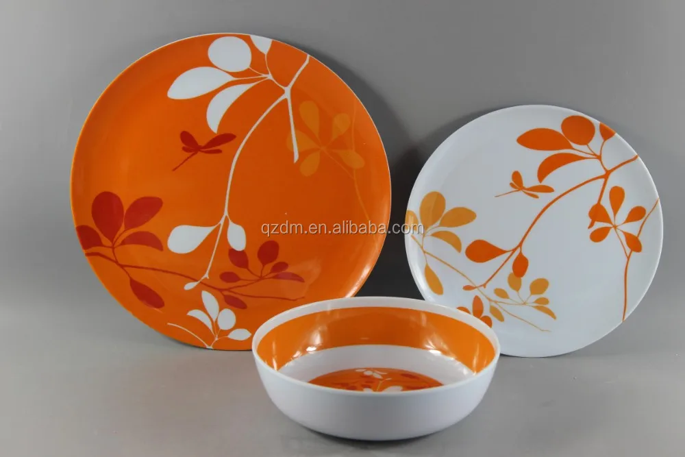 Melamine House Ware Plastic Dinner Set Of 3pcs