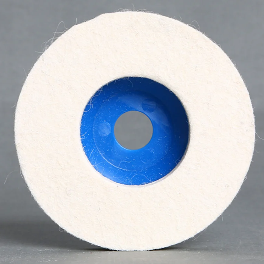 100mm Wool Felt Polishing Wheel For Stainless Steel Metal Glass Fine