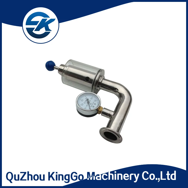 Sanitary Stainless Steel Exhaust Valve Pressure Relief Valve Bunging